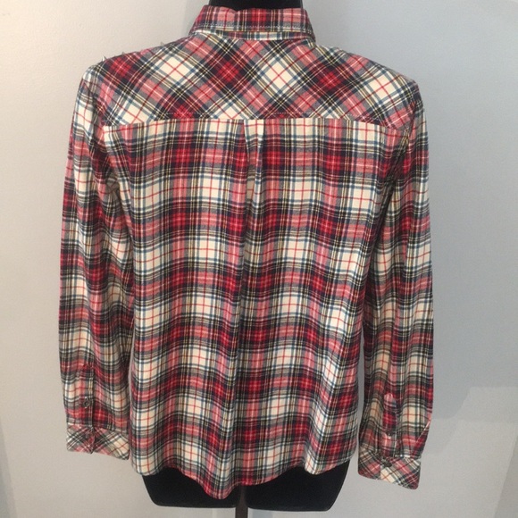COPY - PLAID SPIKED SHOULDER LONG SLEEVE SHIRT 👕 - Picture 4 of 4